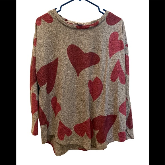 For The Republic Tops - For the Republic Size 1X Heart ❤️ Love Shirt